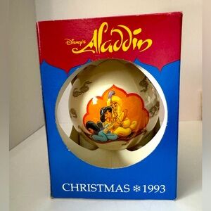 Vintage Disney’s Aladdin Schmid Collectors Gallery 1993 Ornament Ball